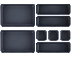 Opbergset voor lades - 8-delige organisator met verstelbare indeling