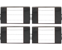 Opbergtas Kleding - Zwart - 4 Stuks - Organizer voor Dekbed - Opbergzak - Opbergers voor Seizoenskleding