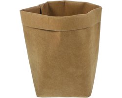 Opbergzak - Papieren Container - Bloempotten Beschermen - Scheur- en waterbestendig - 10 x 10 x 20 cm - Bruin