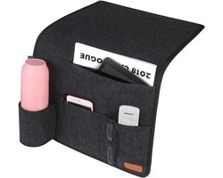 Opbergzak voor aan het bed - Organizer voor boeken, telefoon en afstandsbediening - Ideaal voor slaapkamer en bank
