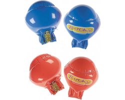 Opblaas Bokshandschoenen 35 cm  Rood