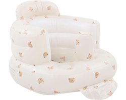 Opblaasbaar Baby Zitje met Rugsteun - Peuter Douche Stoel en Draagbare Zitplek voor Baby's van 3 tot 36 Maanden