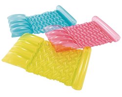 Opblaasbaar matras Intex 89 x 173 cm Transparant