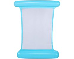 Opblaasbaar Waterbed - Watermat drijvend - Ontspannen in water - Sterk draagvermogen - 230g - Oranje