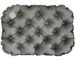 Opblaasbaar zitkussen – Waterdicht luchtkussen – Draagbaar zitkussen – Ideaal voor kamperen, reizen, backpacken en meer.