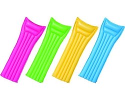 Opblaasbaar Zwembed - Zwemmatras - Luchtbed - Waterbed - Waterluchtbed - Mat Groen - 183 x 69 cm