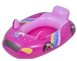 Opblaasbare babybootje - Babybootje - Roze - Zwembad - 98x61 cm