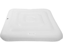 Opblaasbare Badhoes - Spa Cover - Zwembad Beschermen - Water & Stof Dicht - 130 cm - Grijs