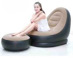 Opblaasbare Bank - Opblaasbare Stoel Zetel Ergonomisch Ontwerp - Opblaasbare Sofa Snel Opblaasbaar - Voor Camping