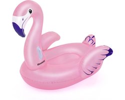 Opblaasbare drijver Bestway Roze flamingo 153 x 143 cm