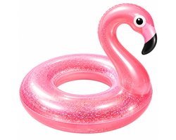 Opblaasbare Flamingo Zwemband 90 cm – Pool Float voor Zwembad & Strand (40–60 kg)