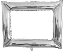 Opblaasbare fotolijst feestaccessoires - Bruiloft en verjaardag feestgadgets - Zilveren fotorekwisieten met fotobox accessoires