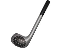 Opblaasbare golfclub - plastic - 92 cm - funartikelen - pensioen thema cadeau