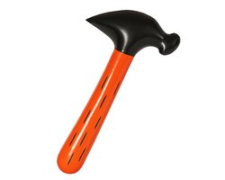 Opblaasbare Hamer 86 cm – Inflatable Hammer – Verkleed Accessoire – Feestartikel – Oertijd / Caveman / Themafeest – Grappige Opblaas Hamer