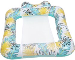 Opblaasbare Hangmat - Water Stoel - Ontspannen in Water - Opvouwbaar Ontwerp - 110 x 105 cm - Multicolor