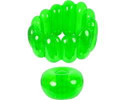 Opblaasbare Loungestoel - PVC Transparant - 250kg Draagvermogen - Draagbaar Design - Voor Thuis en Buiten
