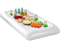 Opblaasbare Rectangulaire Tray voor Bier en Snacks - Perfect voor Poolfeesten, Picknicks en Zomer Barbecues