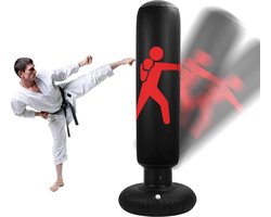 Opblaasbare staande bokszak voor fitness en krachttraining - Volwassenen en jongeren - Karate en taekwondo oefening