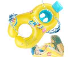 Opblaasbare Zwemring voor Moeder en Baby - Kleine Zwemband voor Gezellig Samen Zwemmen