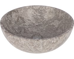 Opbouw waskom Differnz Marmor rond 40cm marmer grijs