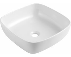 Opbouw Waskom VM Go Anubis 40.5x14 cm Porselein Wit