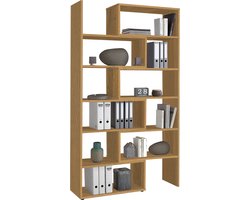 Open boekenkast Gabi - oude eik