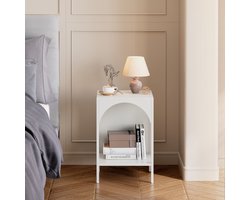 Open kast Akaa met planken staal 52x35x35 cm wit