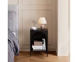 Open kast Akaa met planken staal 52x35x35 cm zwart