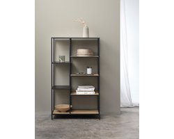 Open Kast Rechthoek - 7 Vakken - Geen Deuren - 70x35x146cm