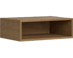 Open wandmeubel L.60 H.20 D.39.2 / L.20 H.60 D.39.2 Nature Oak