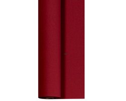 Opgerold tafelkleed Dunicel® Bordeaux 1,18x5 m linnen-like tafelkleed wegwerp