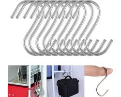 Ophanghaken - S-Haken - RVS - 10 stuks