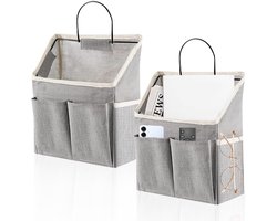 Ophangorganizer, 2 stuks Kasten Organizer Waterdichte Ophangopslag Opvouwbare Ophang Organizer Wandorganizer met 3 vakken voor slaapkamer kantoor badkamer keuken camping