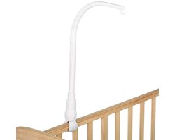 Ophangstang Voor Babybedje – Bebedhouder Voor Mobiel | Verstelbare Arm Voor Kinderkamer (Speelgoed Niet Inbegrepen)