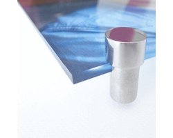 Ophangsysteem Plexiglas wanddecoratie - Zijgrip ophangsysteem Glas - Afstandhouders