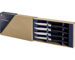 Opinel Table Chic tafelmessenset - 4-delig - ebbenhout - glad lemmet