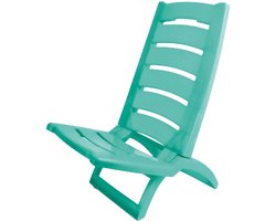 Opklapbare Strandstoel 37x79 cm Turqoise