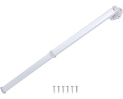 Opklapbare Tafelpoot - Telescopische Poot - Camper Boot Jacht - Traploos Verstelbaar - 540-930 Mm - Zilver