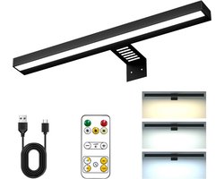 Oplaadbare Fotolampen voor Schilderijen - 30CM 1.8W Verlichtingsarmatuur met Afstandsbediening voor Kunstwerken