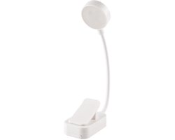 Oplaadbare leeslamp - lamp - tafellamp - LED-lampen - Boekklemlamp - Verstelbaar - PP-materiaal - Wit