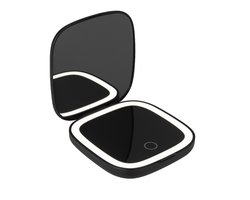 Oplaadbare Make-up Spiegel met LED Verlichting – 10x Vergroting – 10x10x2,5 cm – Ingebouwde Accu