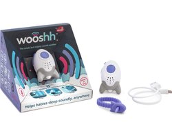 Oplaadbare Rockit Wooshh Baby Susser | Help je baby in slaap komen met WOOSHH - de baby slaapsusser| Met 8 verschillende rustgevende geluidjes |