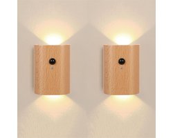 Oplaadbare wandlamp met bewegingssensor en USB-oplaadfunctie