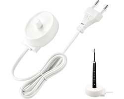 Oplader geschikt voor Oral-B elektrische tandenborstel- Inductie Oplaadstation met EU Stekker - Veilig & Waterdicht - Geschikt voor iO3/4/5/6, Genius, Smart & Pro Series - Wit