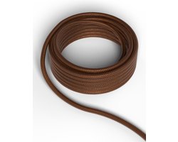OP=OP Calex Textielsnoer | 3 meter | 2-aderig | metallic bruin