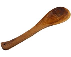 Opscheplepel - olijfhout - 28 cm