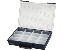 Opslag Box - Grote Opbergdoos Met Deksel - Kunststof Organizer - DIY Kantooropslag - Perfect Voor Creatieve Hobbyartikelen - 33,8x26,1 cm - H: 5,7 cm - 1 stuk