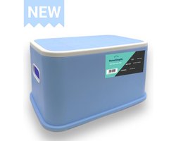 Opstapje Kind - Max 100kg - Blauw - Antislip Krukje - WC Krukje - Kinder Opstapjes - WC Trainer - WC Kinderhulp - Toilet Trainer - Peuter - Opstapje - Kruk - Opstapkrukje - Baby Opstapje - Veilig - Keuken Opstapje - Trapje