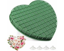 Opsteekschuim 31 cm voor verse bloemdecoratie met zuignappen