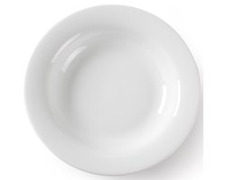 OPTIMA soepbord, wit porselein, diameter 220 mm, set van 1 - Hendi 770863